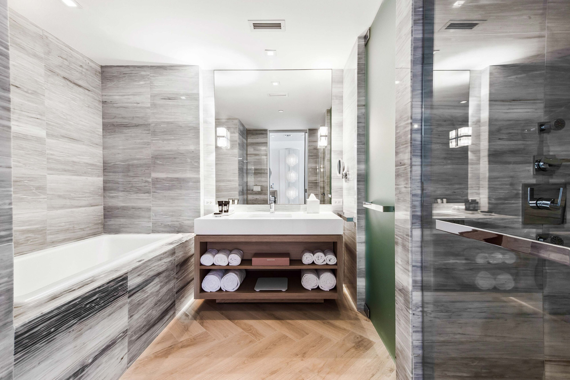 W South Beach Hotel – Miami Beach, FL, USA- Oasis Suite Bathroom