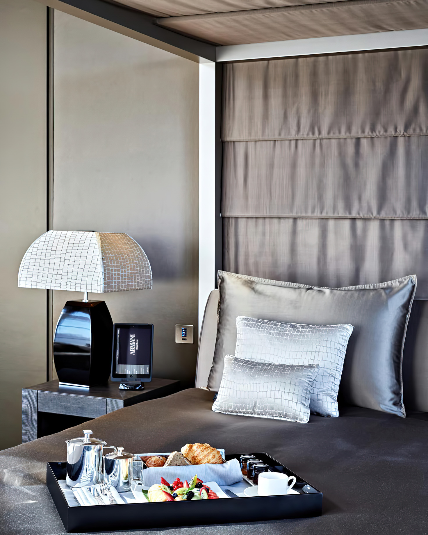 Armani Hotel Dubai - Burj Khalifa, Dubai, UAE - Armani Ambassador Suite Bedroom