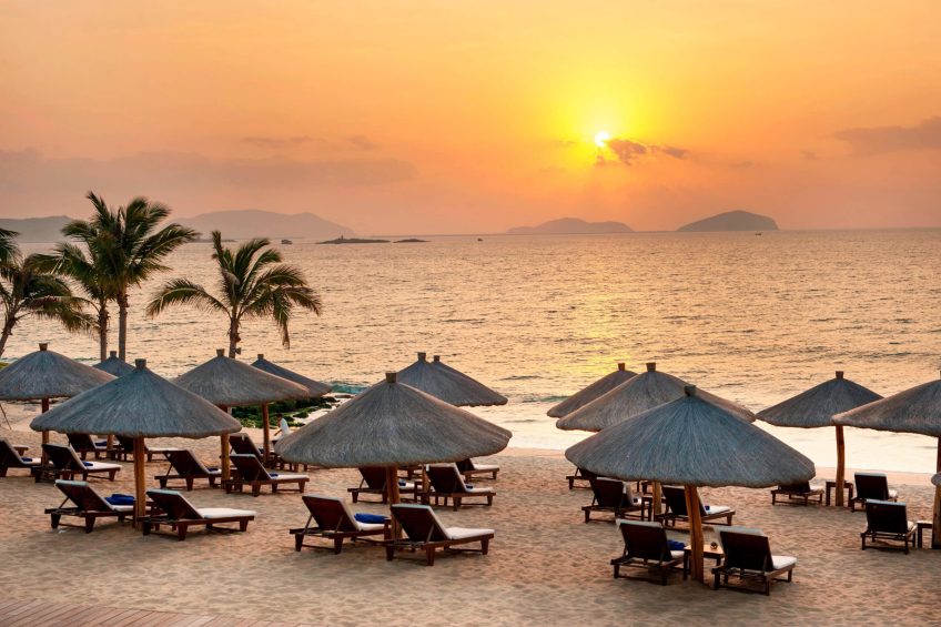 The St. Regis Sanya Yalong Bay Resort - Hainan, China - Tranquil Beach Sunset