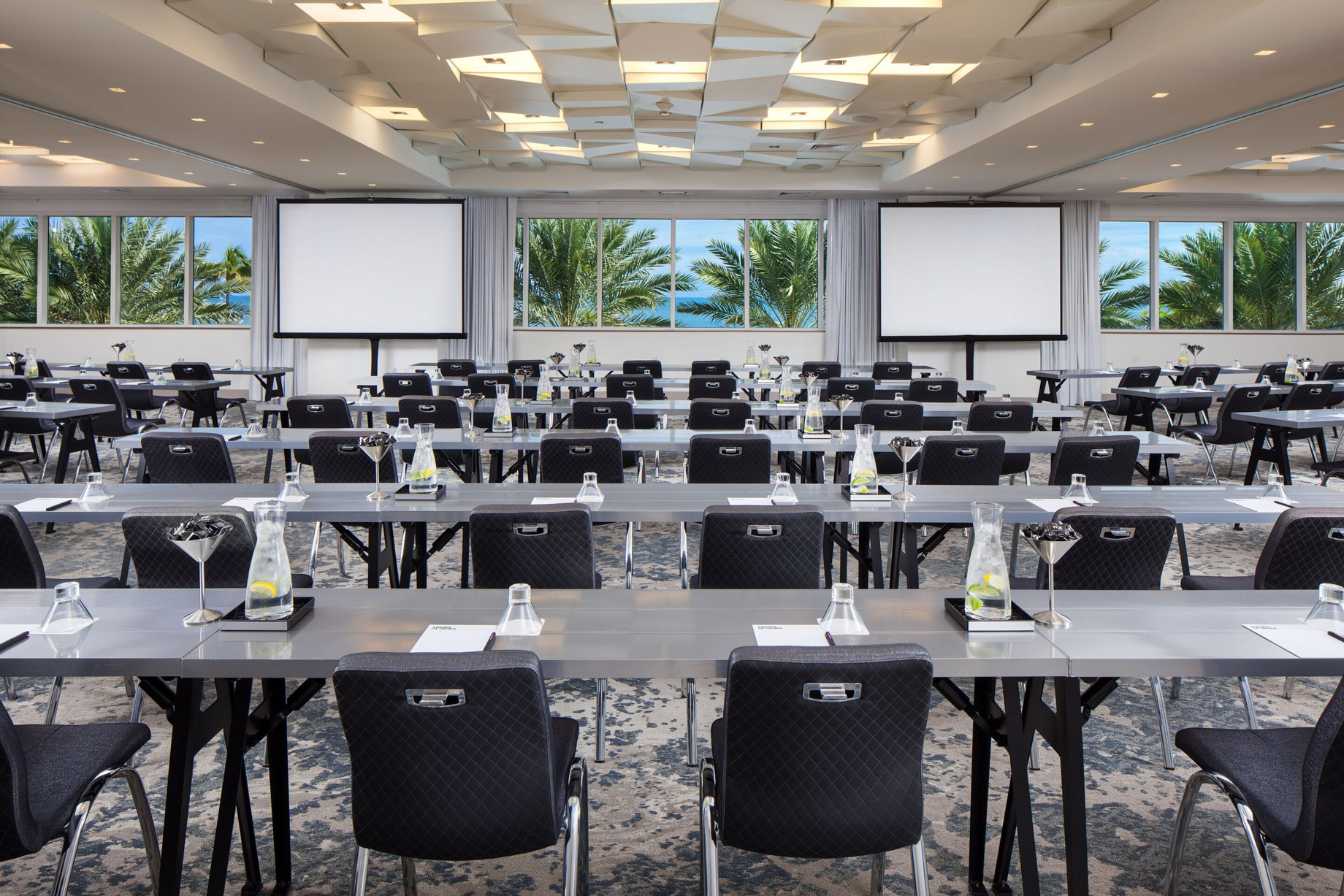 W Fort Lauderdale Hotel – Fort Lauderdale, FL, USA – Studio Classroom Setup