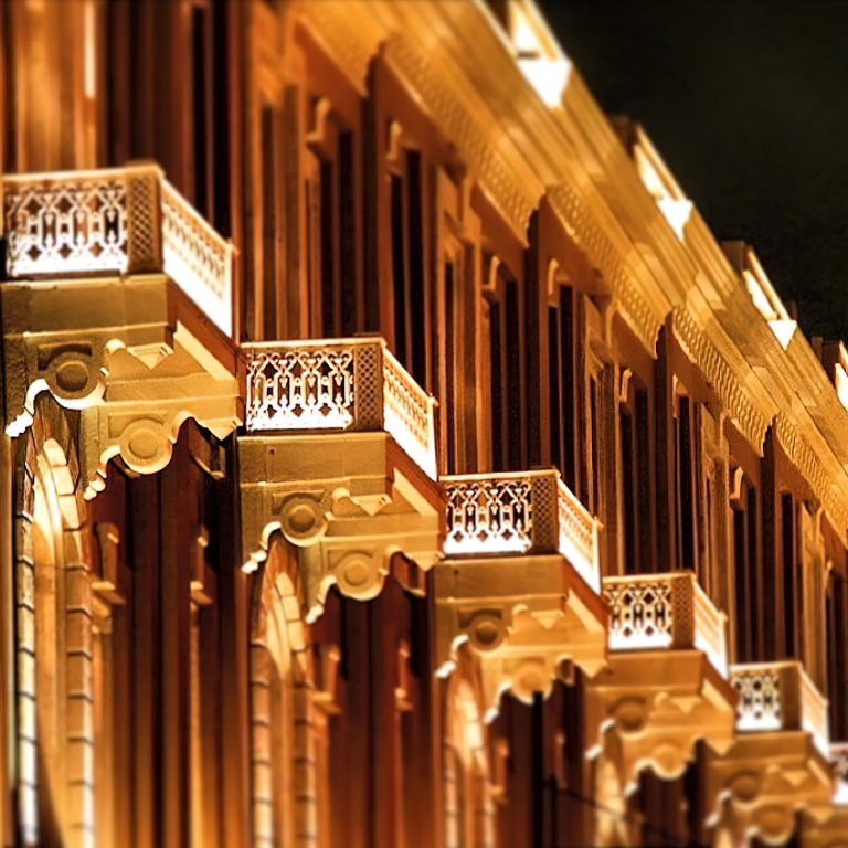 W Istanbul Hotel – Istanbul, Turkey – Architectural Details Night