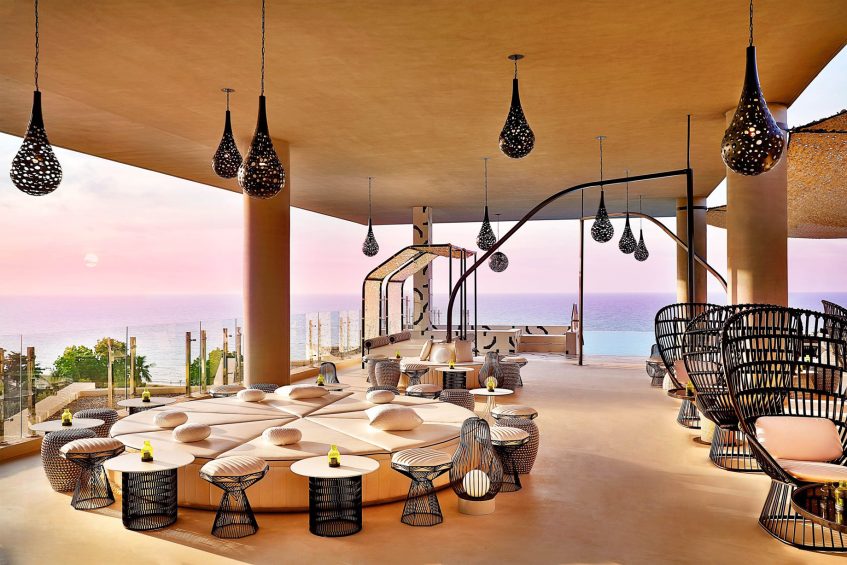 W Muscat Resort - Muscat, Oman - Siddharta Lounge by Buddha Bar Round Seating