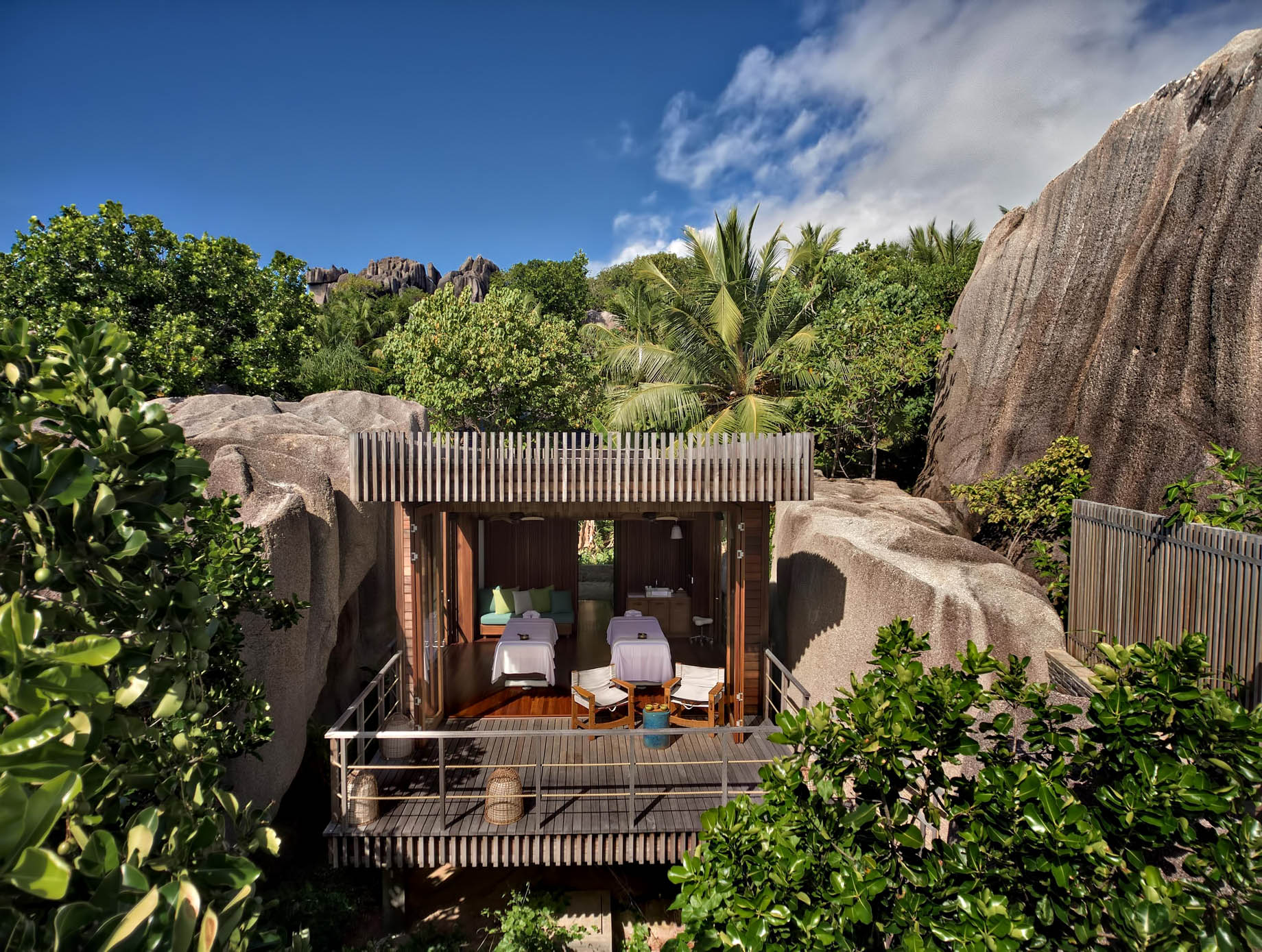 Six Senses Zil Pasyon Resort – Felicite Island, Seychelles – Spa Exterior Treatment Villa