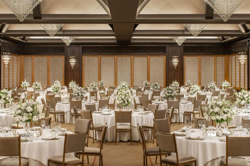 The St. Regis Cairo Hotel - Cairo, Egypt - Astor Grand Ballroom Tables