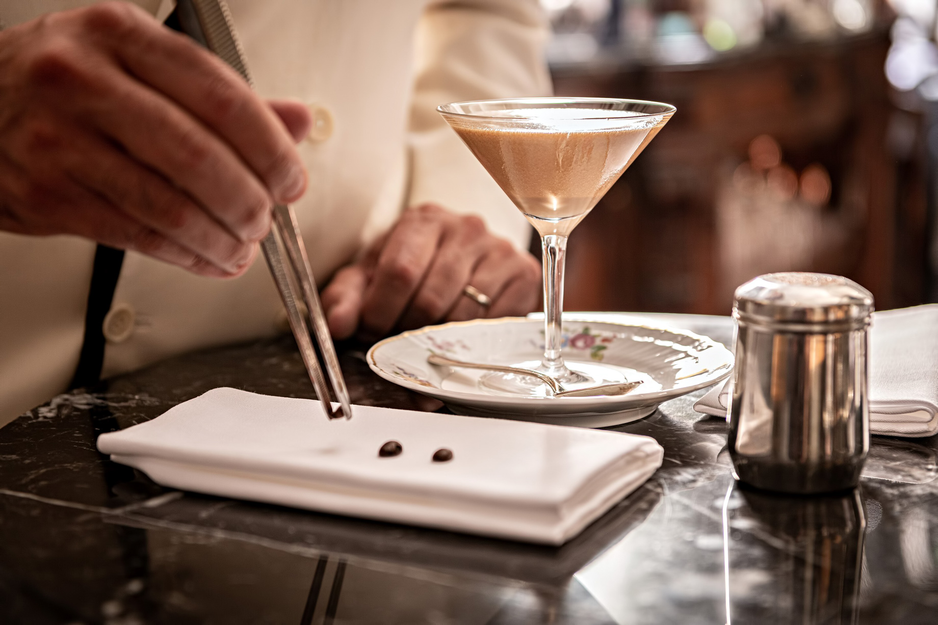 The St. Regis Florence Hotel - Florence, Italy - Winter Garden Bar Coffee Cream