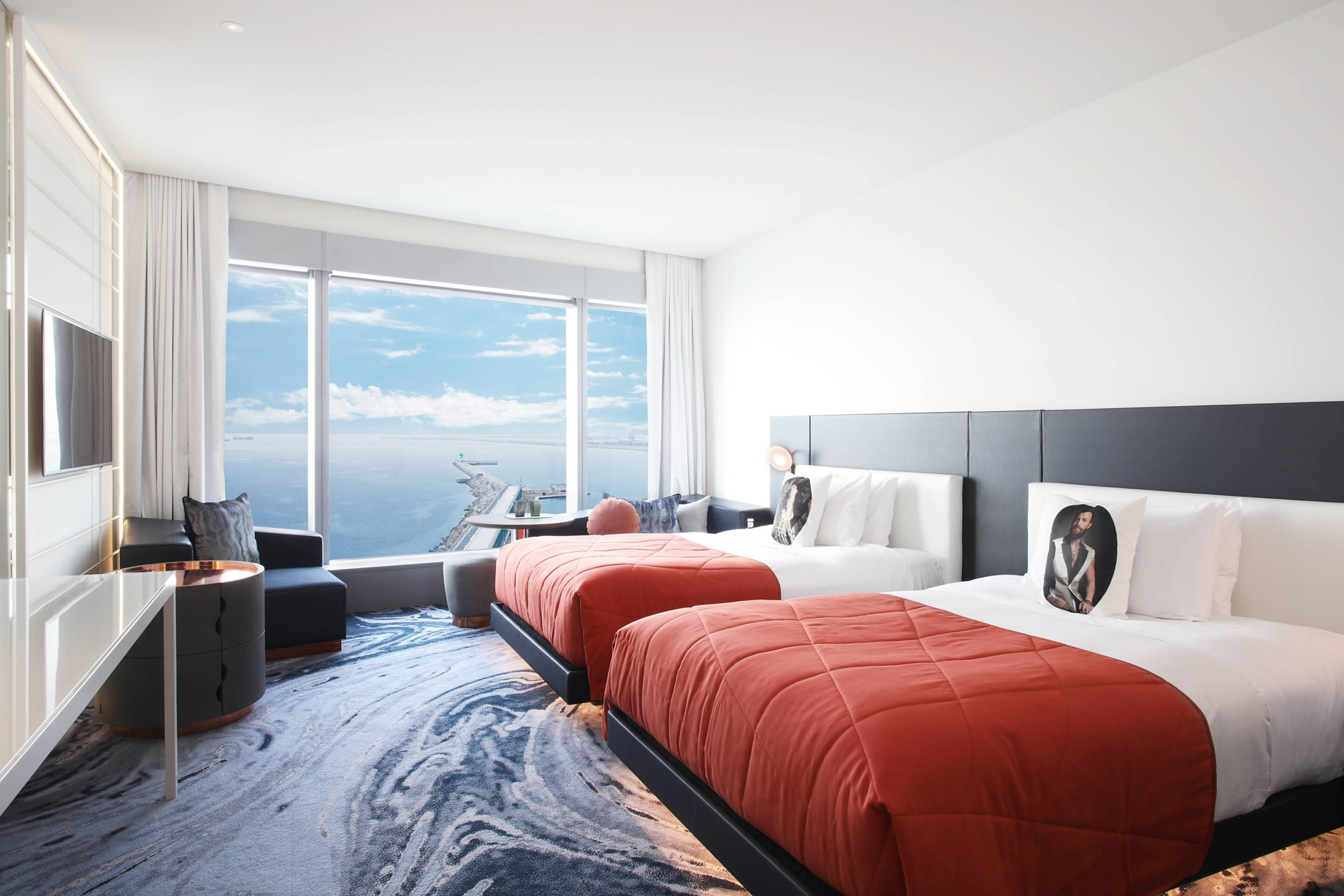 W Barcelona Hotel – Barcelona, Spain – Wonderful Sky Guest Room Twin