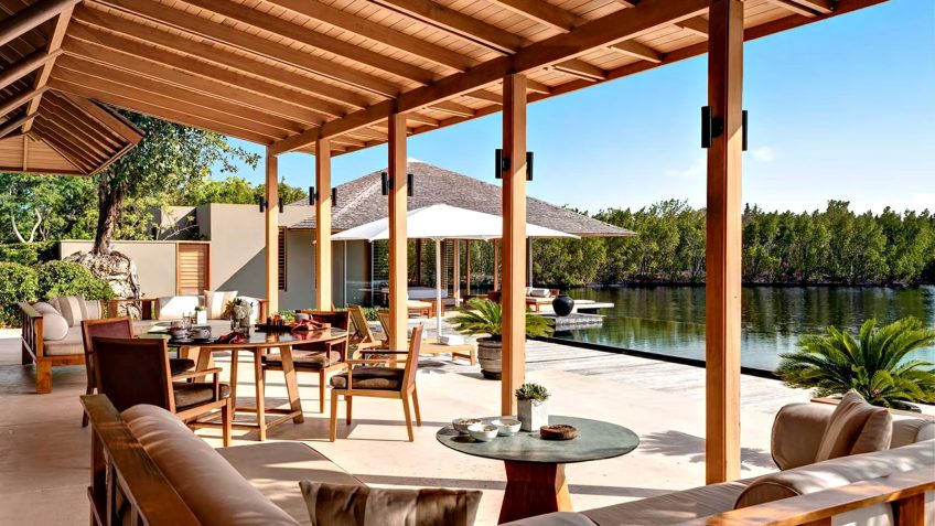 Amanyara Resort - Providenciales, Turks and Caicos Islands - 6 Bedroom Amanyara Villa Poolside Terrace