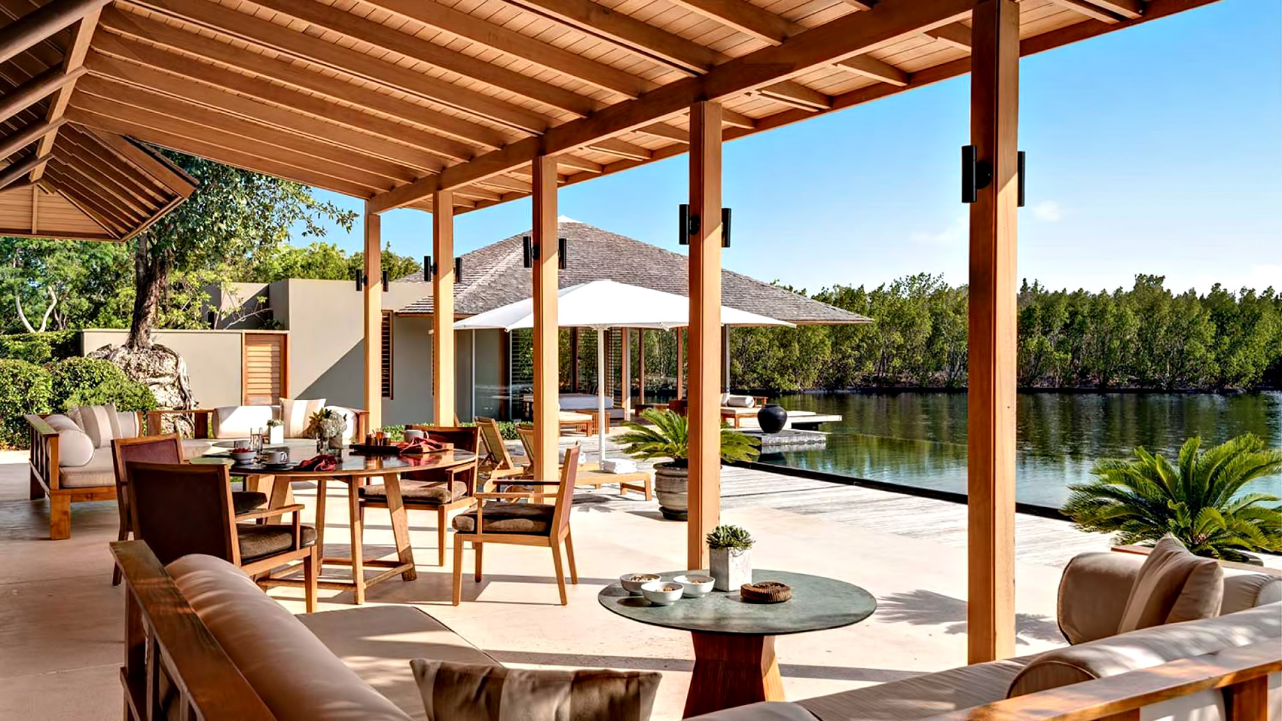Amanyara Resort – Providenciales, Turks and Caicos Islands – 6 Bedroom Amanyara Villa Poolside Terrace