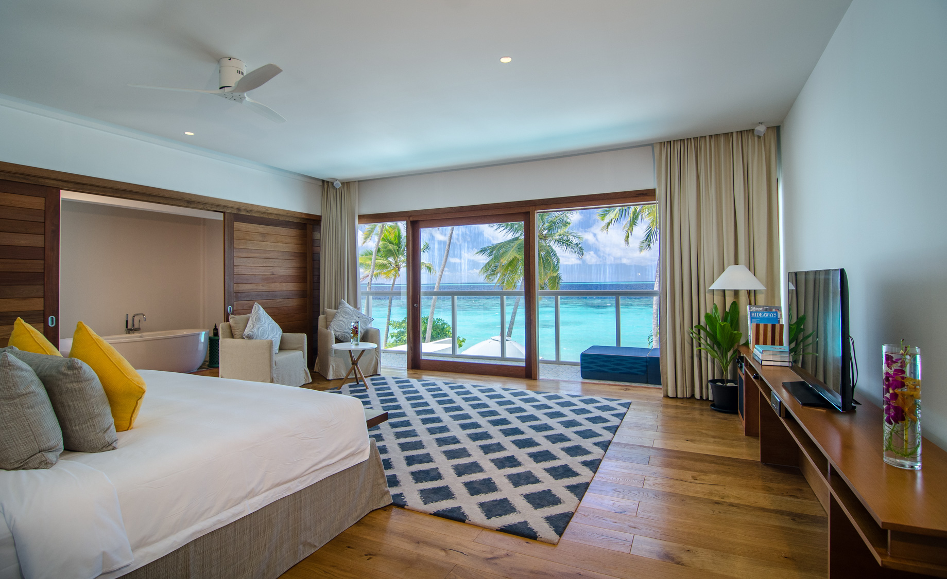 Amilla Fushi Resort and Residences – Baa Atoll, Maldives – Oceanfront Beach Residence Bedroom