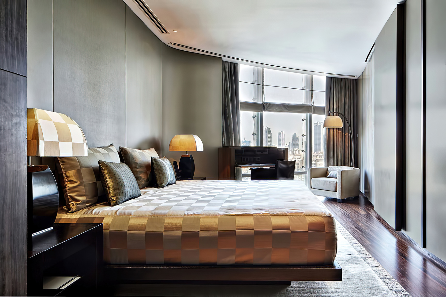 Armani Hotel Dubai – Burj Khalifa, Dubai, UAE – Armani Executive Suite Bedroom