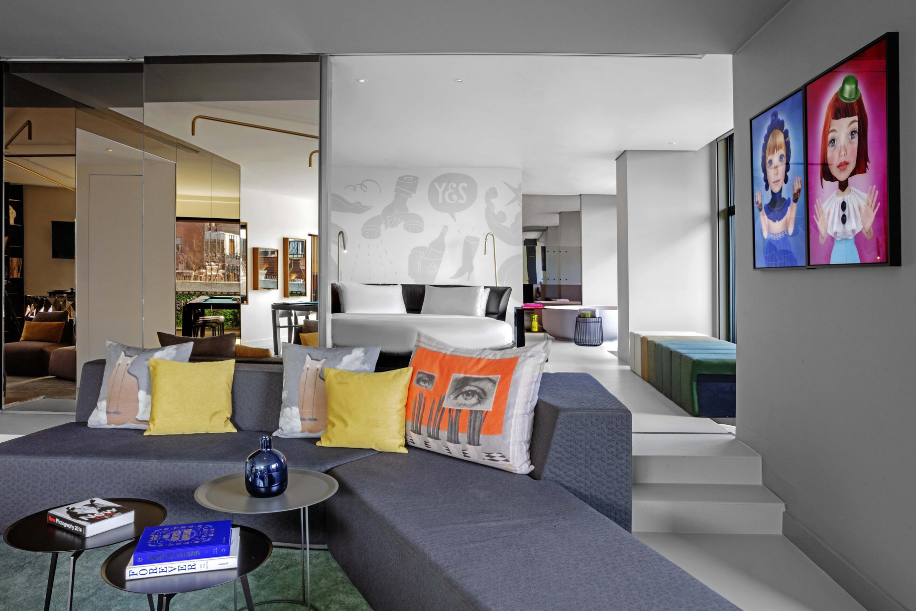 W Amsterdam Hotel – Amsterdam, Netherlands – WOW Exchange One Bedroom Studio Seating