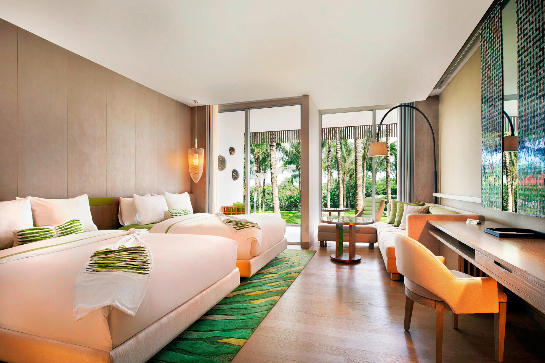W Bali Seminyak Resort – Seminyak, Indonesia – Wonderful Garden Escape Twin Beds