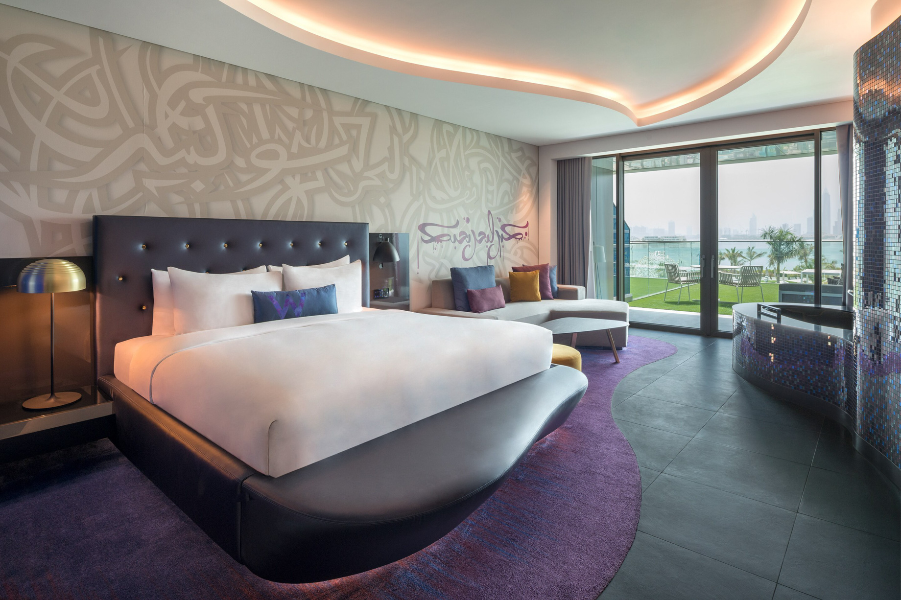 W Dubai The Palm Resort – Dubai, UAE – Spectacular Terrace Bedroom