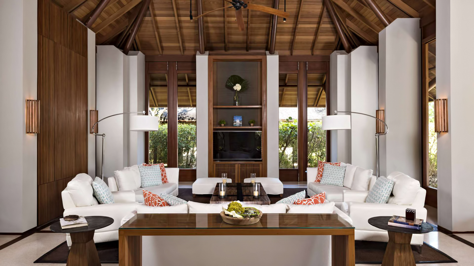 Amanyara Resort – Providenciales, Turks and Caicos Islands – 6 Bedroom Amanyara Villa Living Room