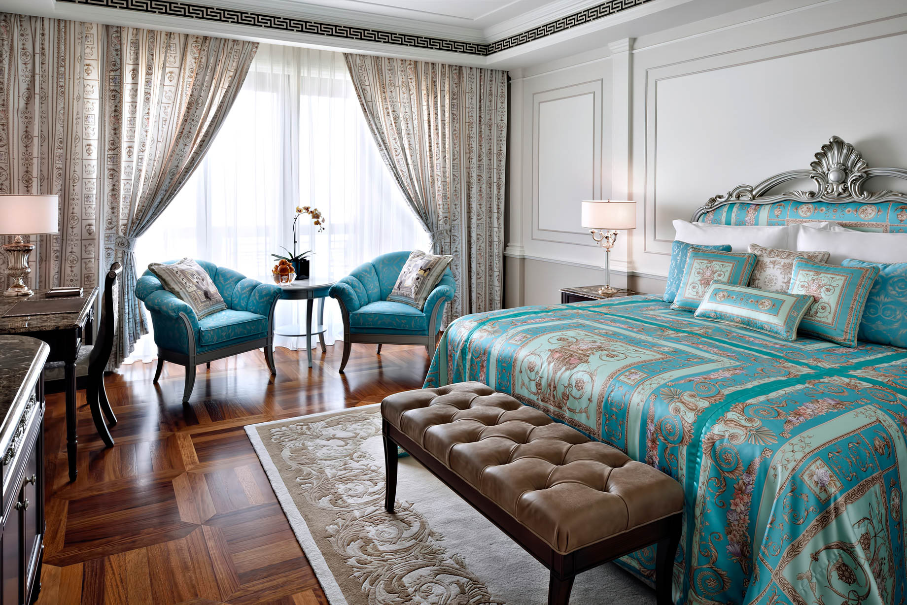 Palazzo Versace Dubai Hotel – Jaddaf Waterfront, Dubai, UAE – Permiere Versace Bedroom