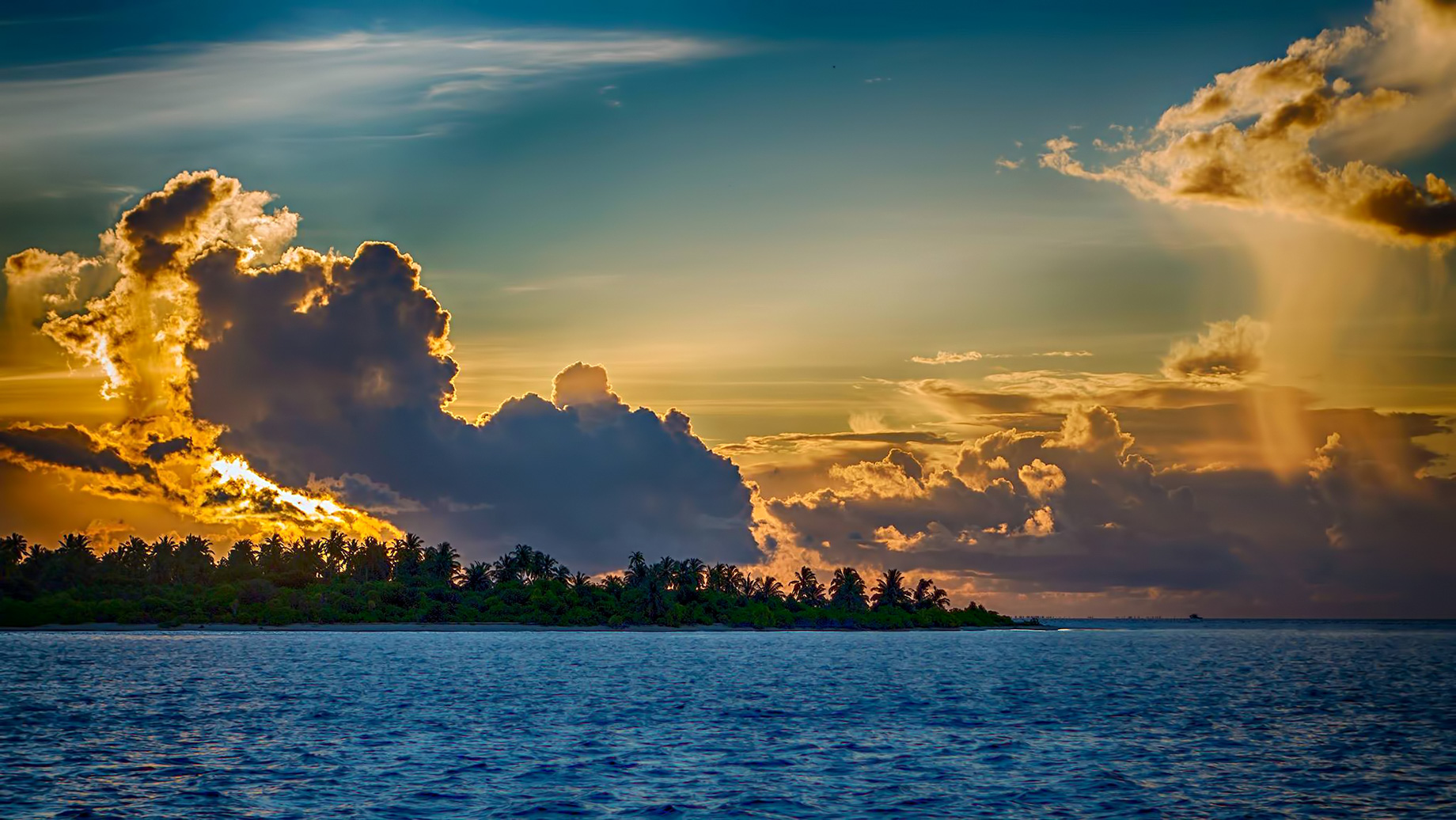 Six Senses Laamu Resort - Laamu Atoll, Maldives - Resort Sunset