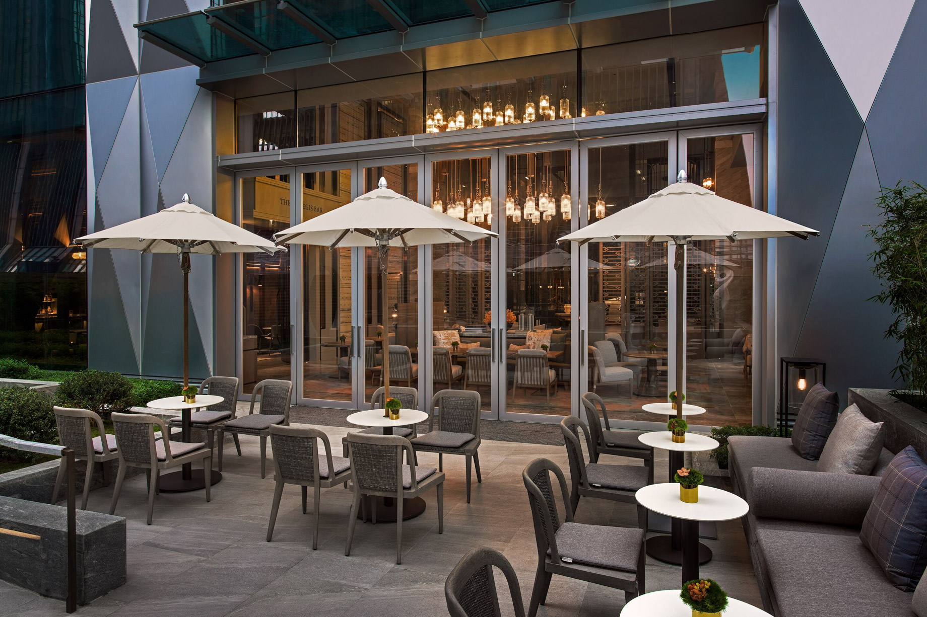 The St. Regis Hong Kong Hotel – Wan Chai, Hong Kong – The Terrace Tables