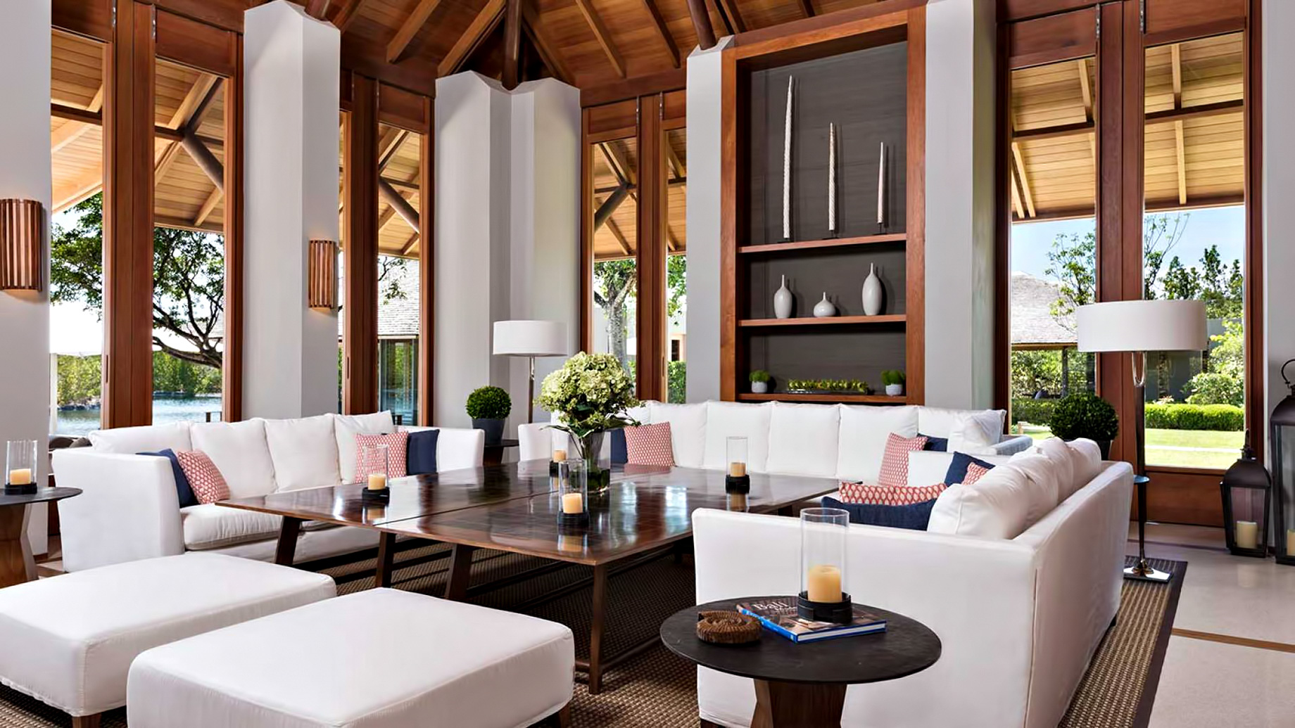 Amanyara Resort – Providenciales, Turks and Caicos Islands – 6 Bedroom Amanyara Villa Living Room