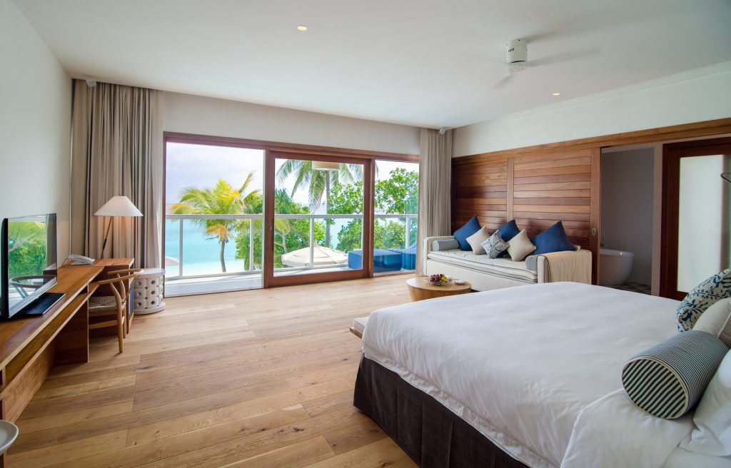 Amilla Fushi Resort and Residences - Baa Atoll, Maldives - Oceanfront Beach Residence Bedroom