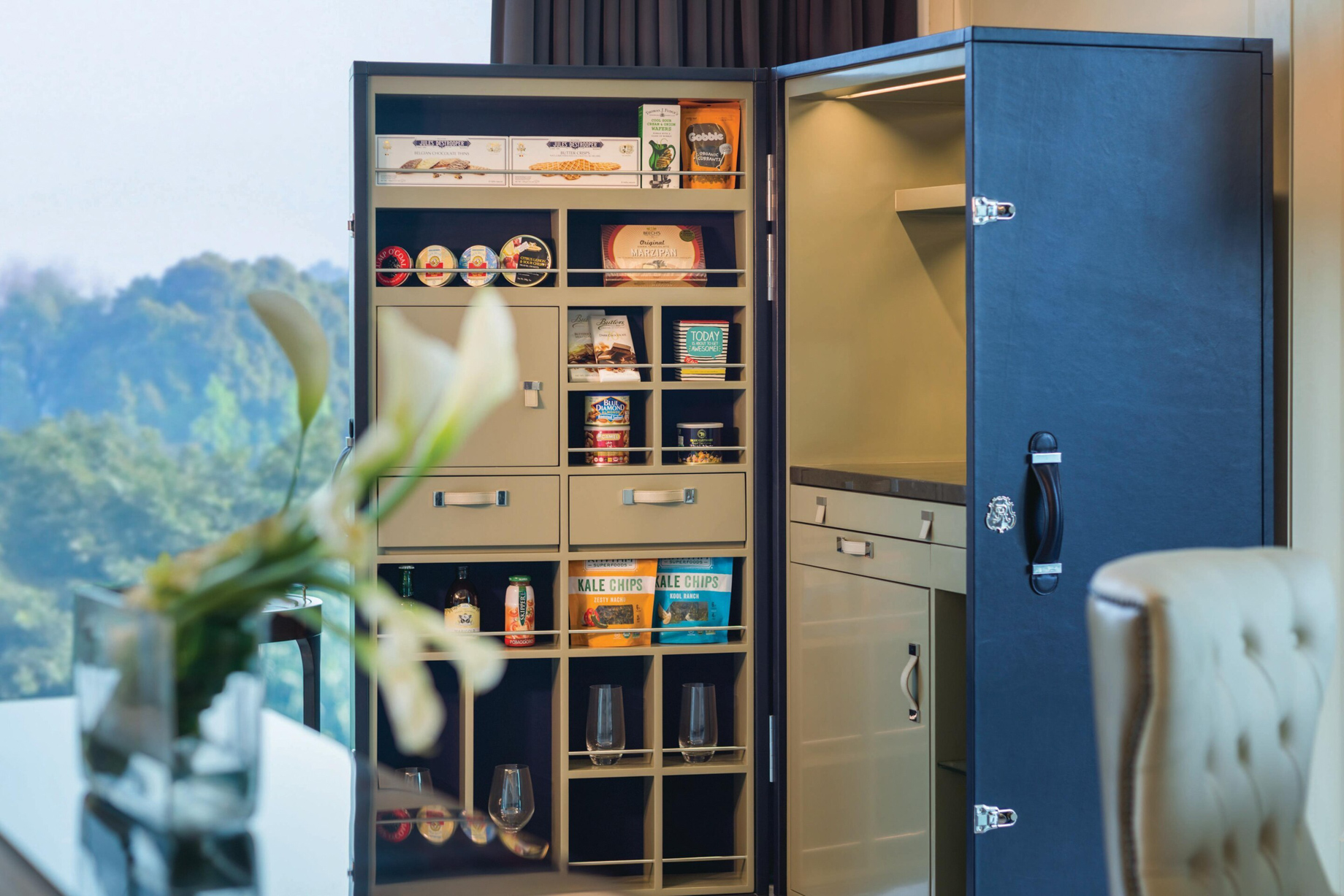 The St. Regis Kuala Lumpur Hotel – Kuala Lumpur, Malaysia – Signature Mini Bar Trunk