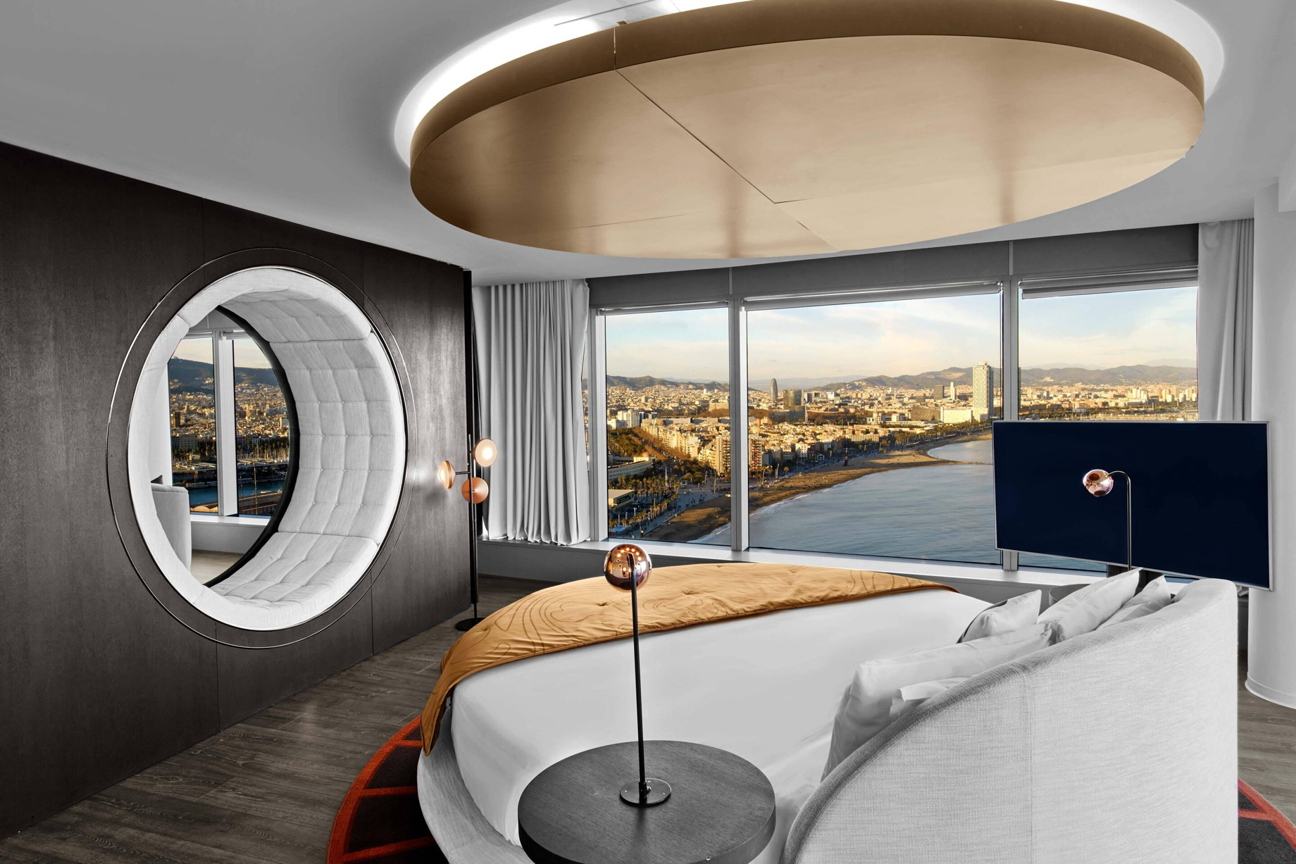 W Barcelona Hotel - Barcelona, Spain - WOW Suite Bedroom