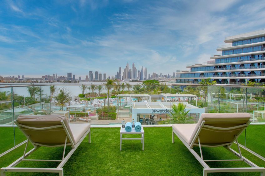 W Dubai The Palm Resort - Dubai, UAE - Spectacular Terrace Resort View