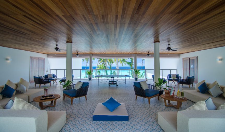 Amilla Fushi Resort and Residences - Baa Atoll, Maldives - Oceanfront Beach Residence Recreation Room