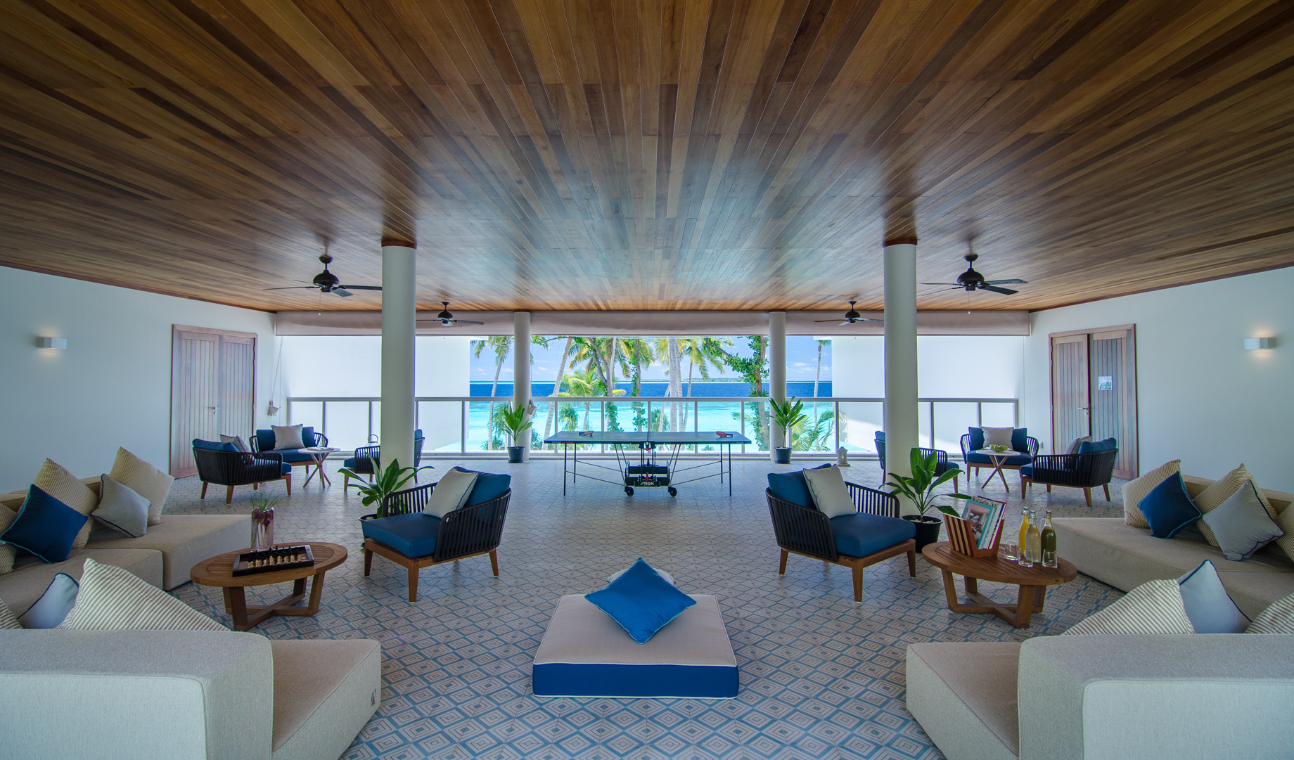 Amilla Fushi Resort and Residences – Baa Atoll, Maldives – Oceanfront Beach Residence Recreation Room