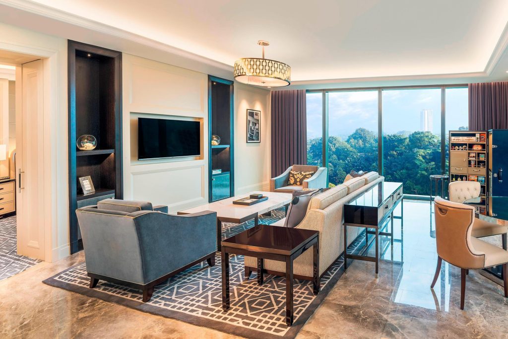The St. Regis Kuala Lumpur Hotel - Kuala Lumpur, Malaysia - Caroline Astor Suite Living Room