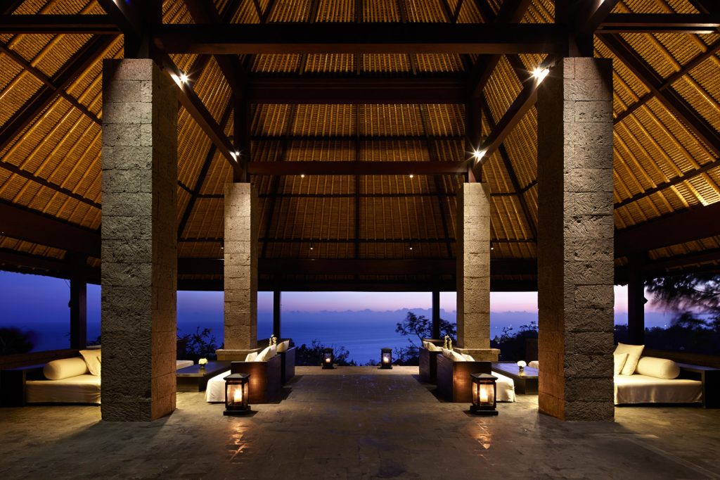 Bvlgari Resort Bali - Uluwatu, Bali, Indonesia - Resort Ocean View Arrival Pavilion Sunset