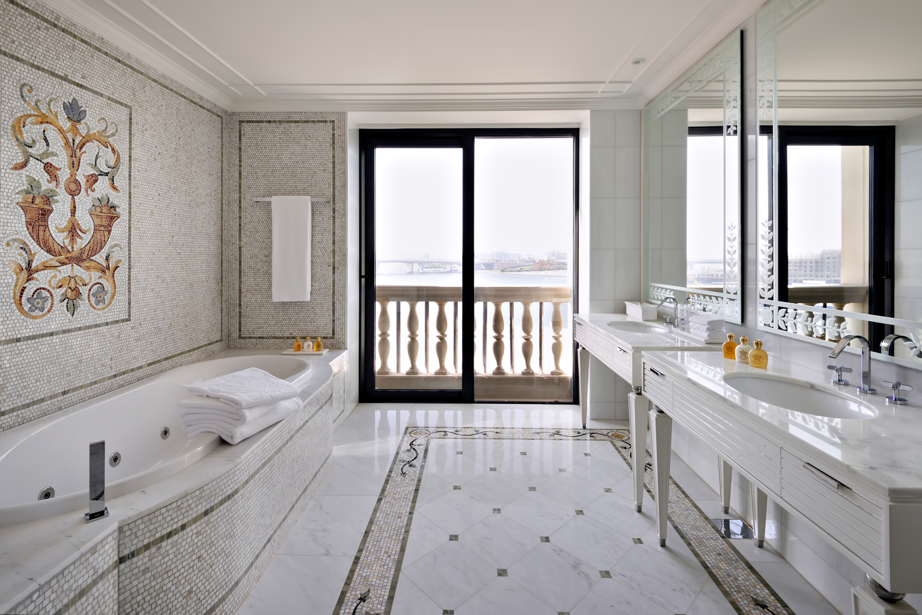 Palazzo Versace Dubai Hotel – Jaddaf Waterfront, Dubai, UAE – Versace Residence Bathroom