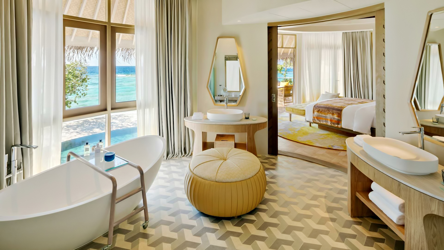 The Nautilus Maldives Resort – Thiladhoo Island, Maldives – Oceanview Residence Master Bathroom