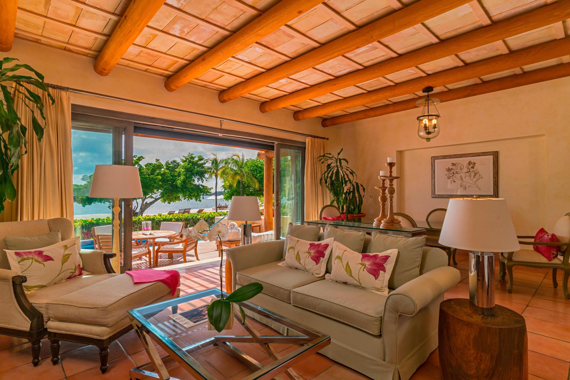 The St. Regis Punta Mita Resort – Nayarit, Mexico – King Bedroom Beachfront View Deluxe Suite Living Room