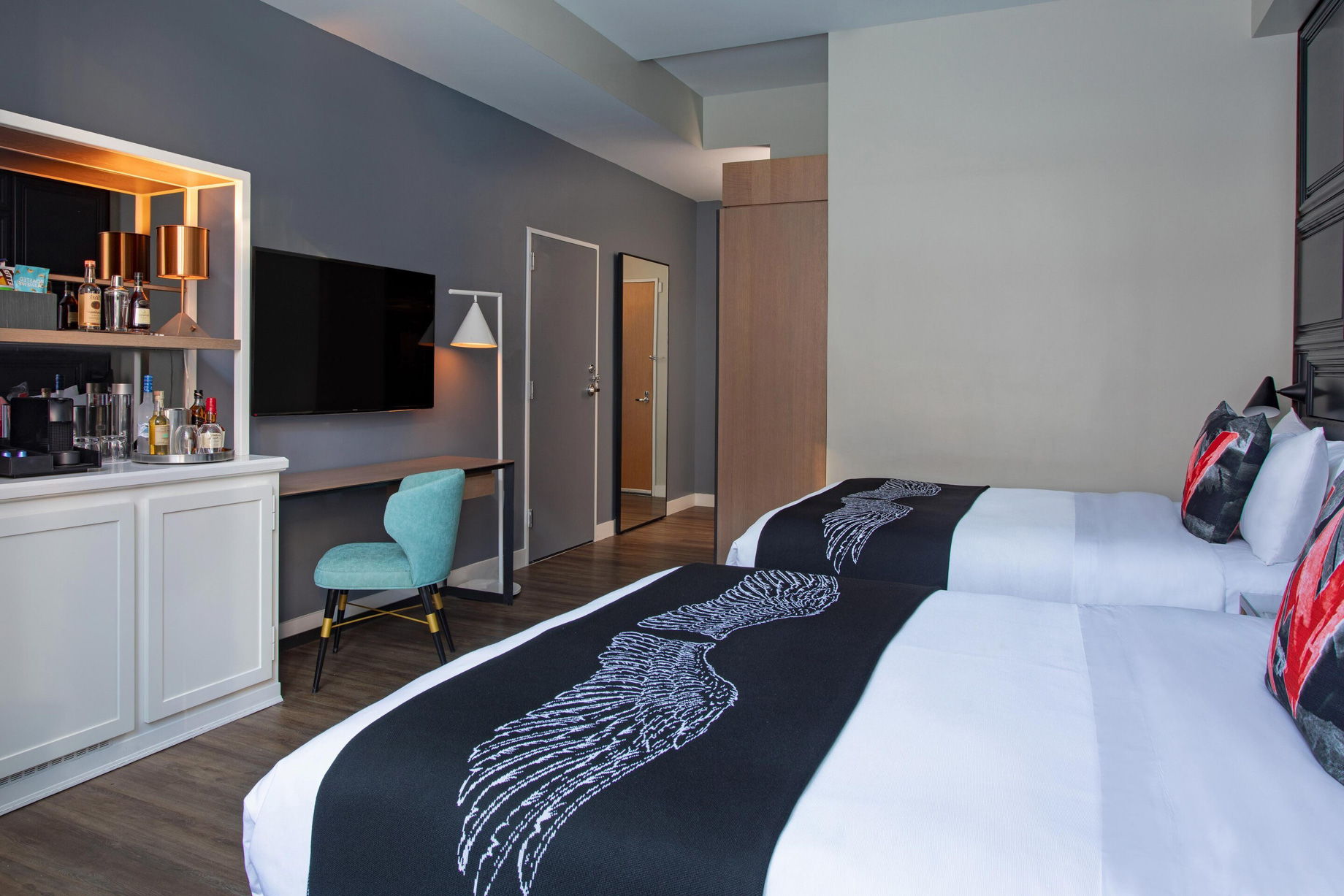 W Boston Hotel – Boston, MA, USA – Wonderful Guest Room Decor