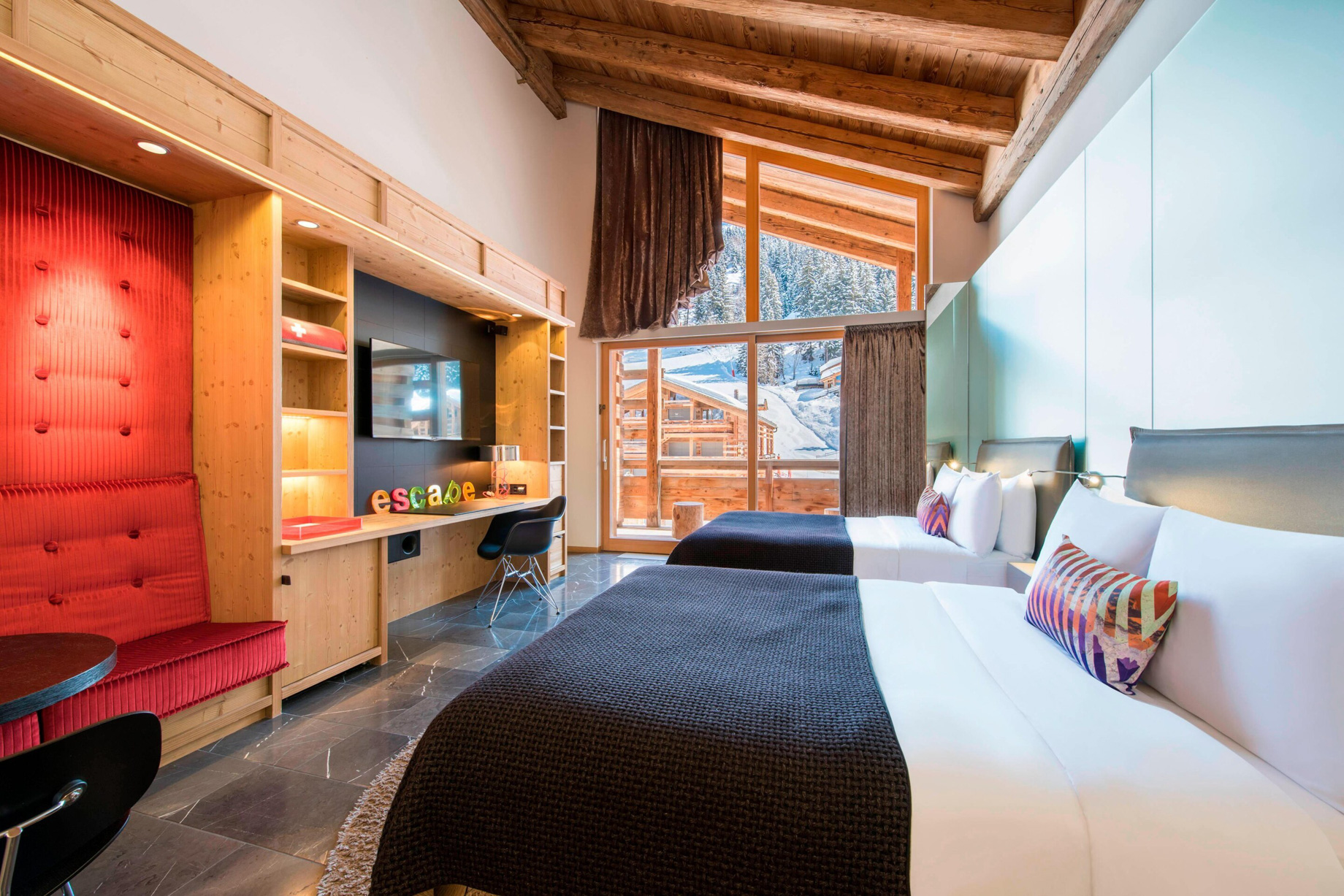 W Verbier Hotel – Verbier, Switzerland – Fabulous Twin Room