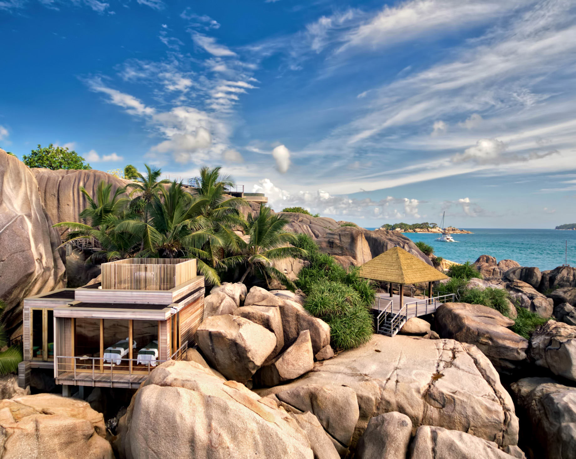 Six Senses Zil Pasyon Resort – Felicite Island, Seychelles – Spa Exterior View