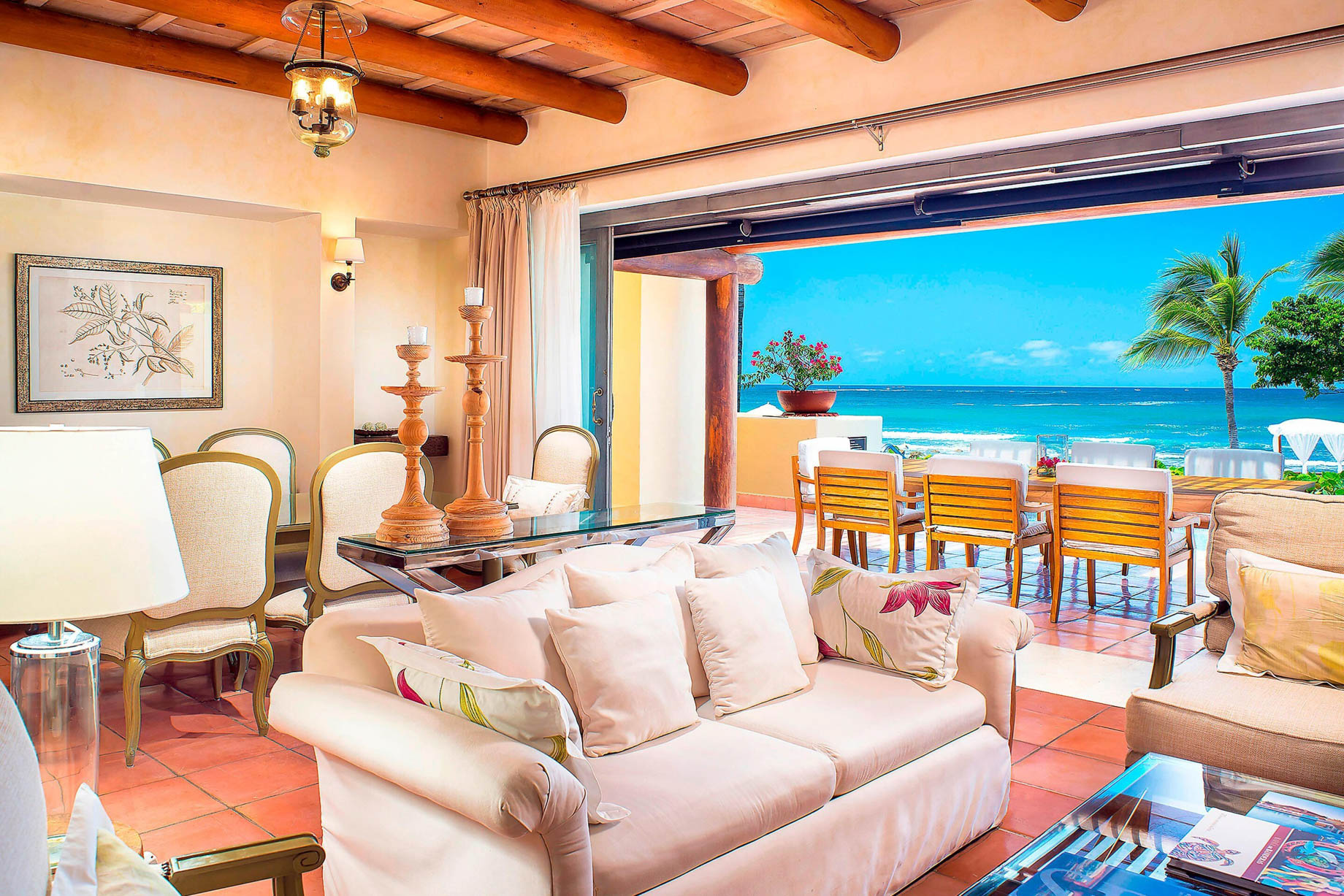 The St. Regis Punta Mita Resort – Nayarit, Mexico – 3 Bedroom Villa Ocean View Living Room