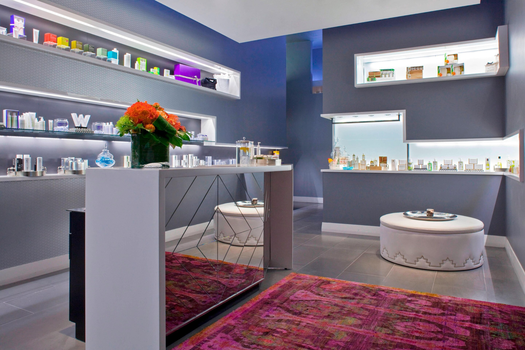 W Austin Hotel - Austin, TX, USA - Reception Desk and Retail