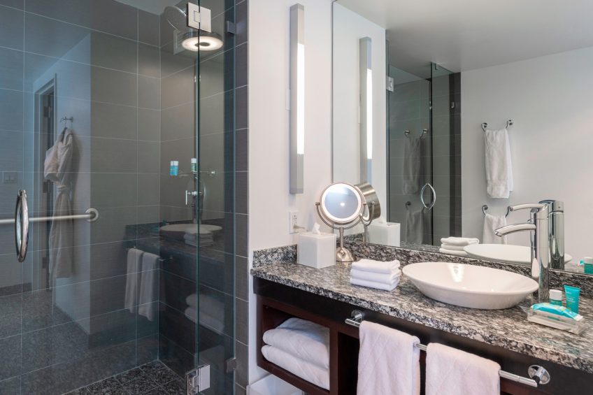 W Boston Hotel - Boston, MA, USA - Wonderful Guest Room Bathroom