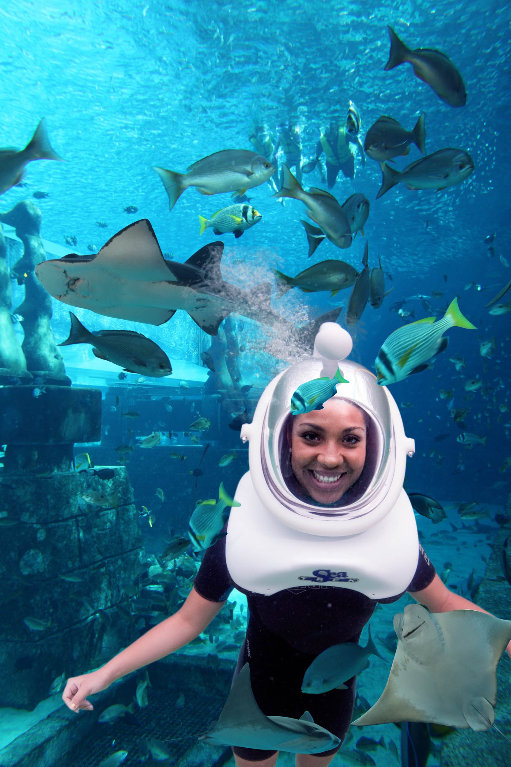 Atlantis The Palm Resort – Crescent Rd, Dubai, UAE – Aquaventure Water Park Aquatrek Xtreme