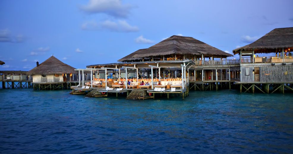 Six Senses Laamu Resort - Laamu Atoll, Maldives - Overwater Chill Bar Exterior