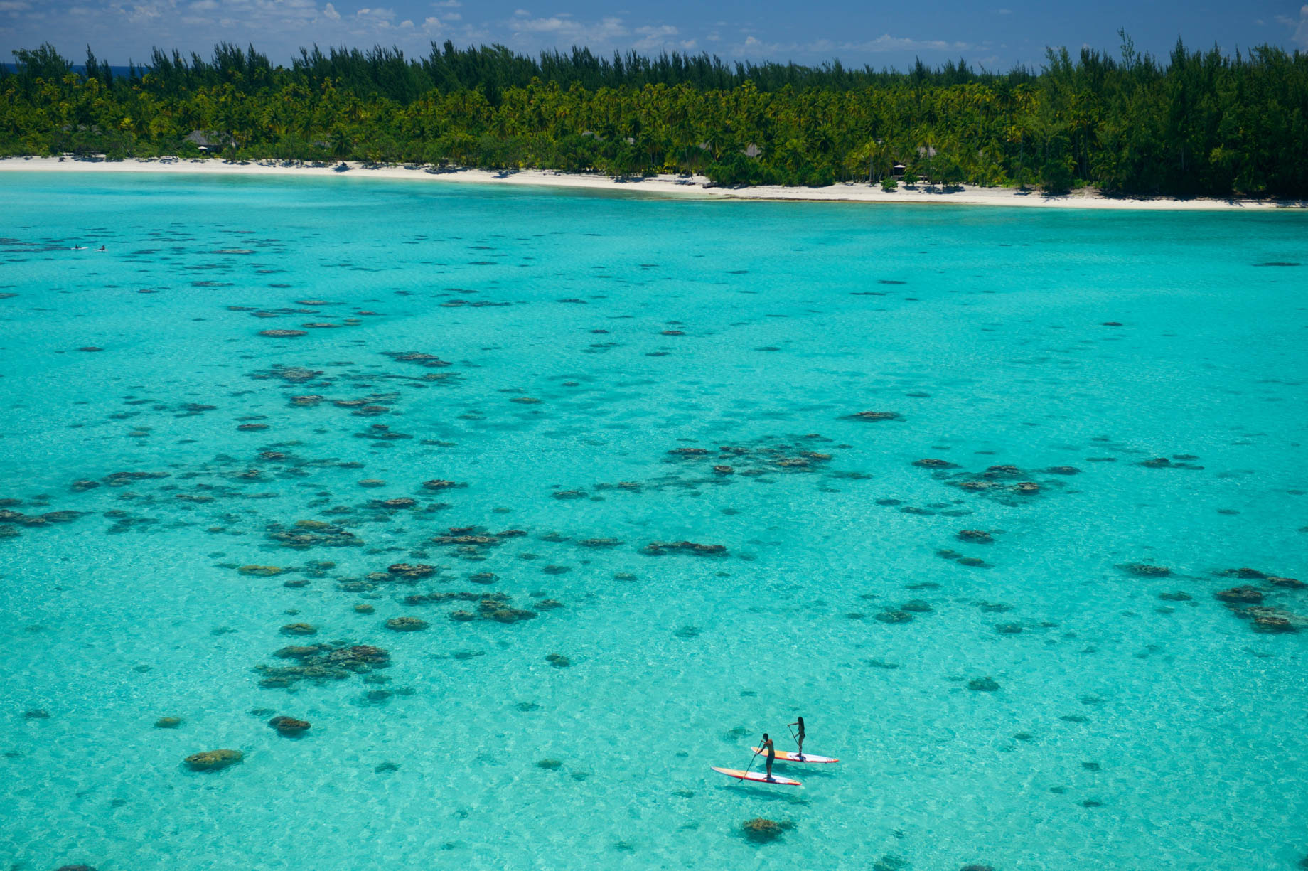 The Brando Resort – Tetiaroa Private Island, French Polynesia – Tropical Ocean Paddle Boarding