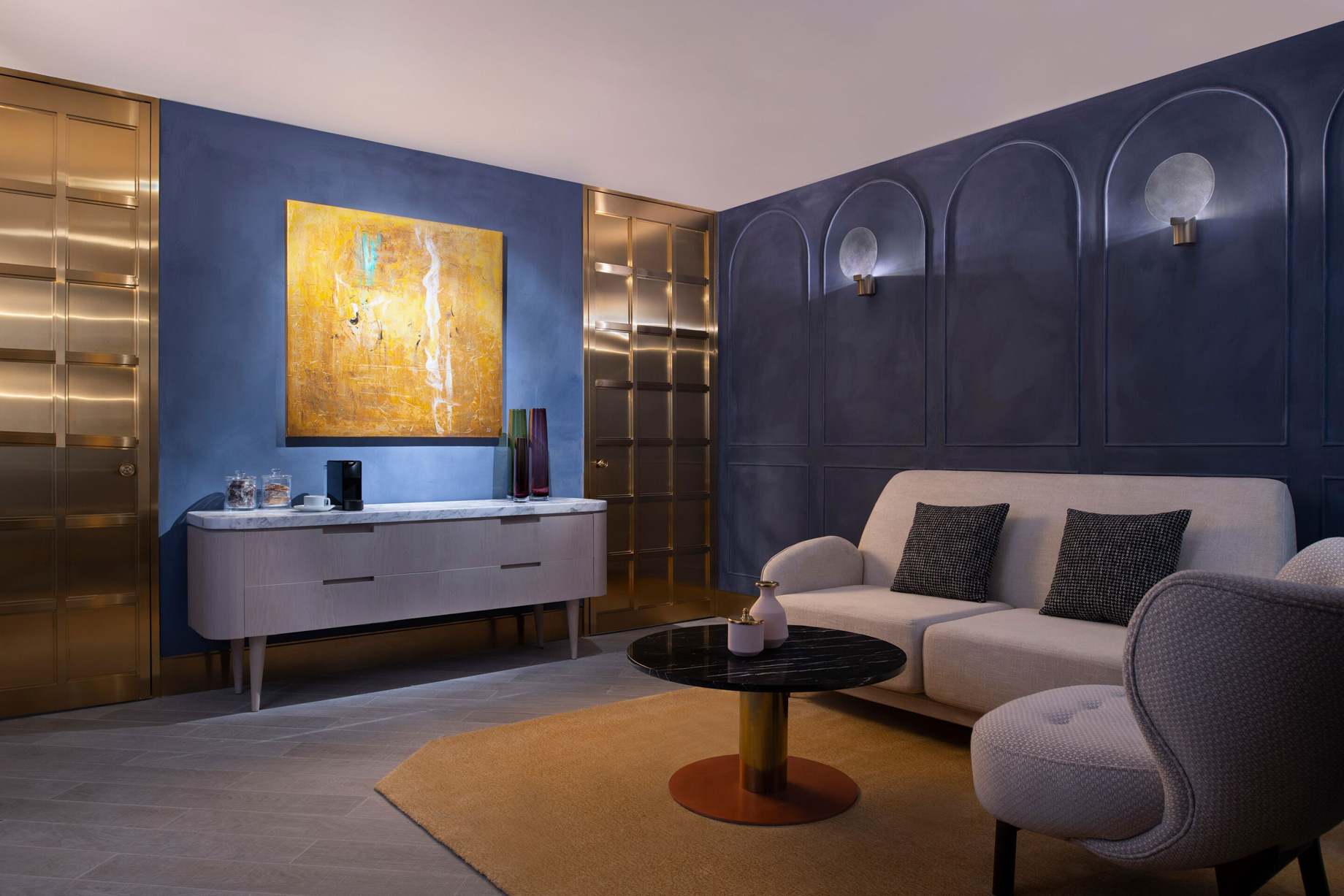 W Doha Hotel – Doha, Qatar – Sisley Paris Spa Waiting Room