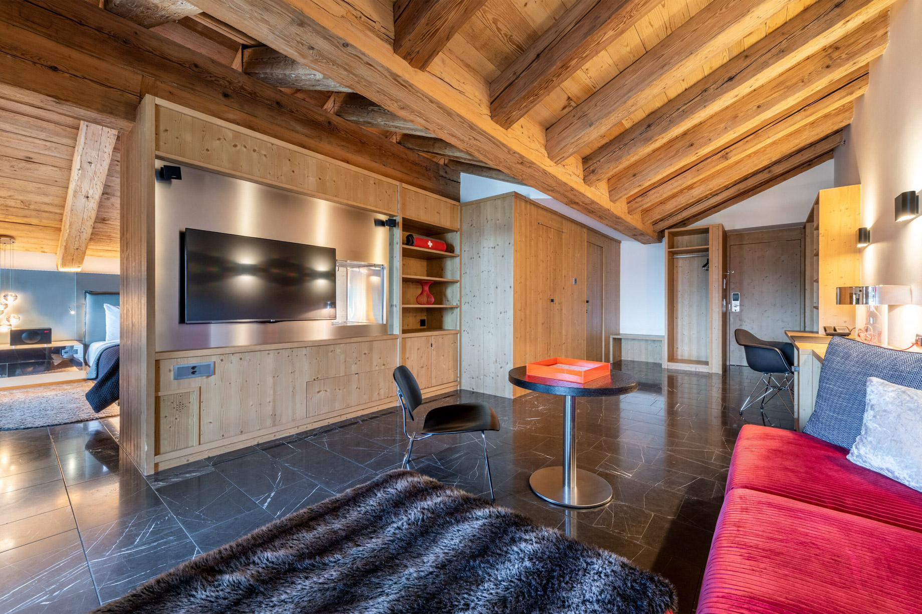 W Verbier Hotel – Verbier, Switzerland – Fantastic Suite Living Area