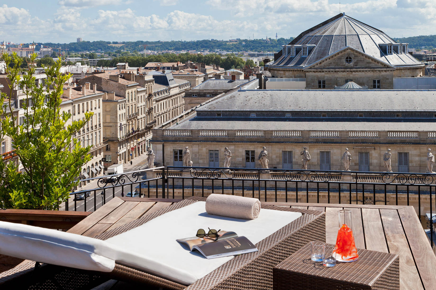 InterContinental Bordeaux Le Grand Hotel – Bordeaux, France – Rooftop Relaxation