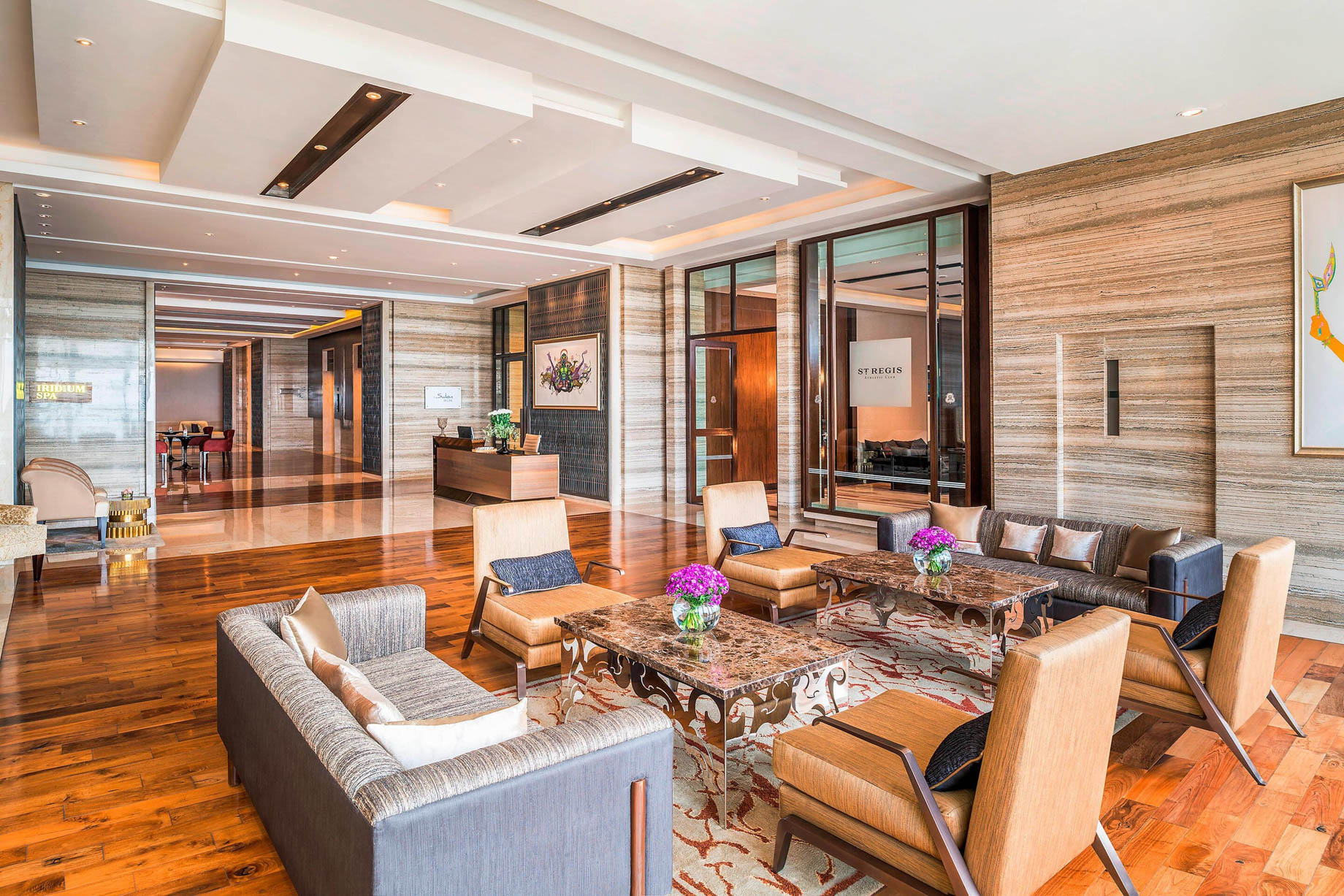 The St. Regis Mumbai Hotel – Mumbai, India – The Wellness Floor Lobby