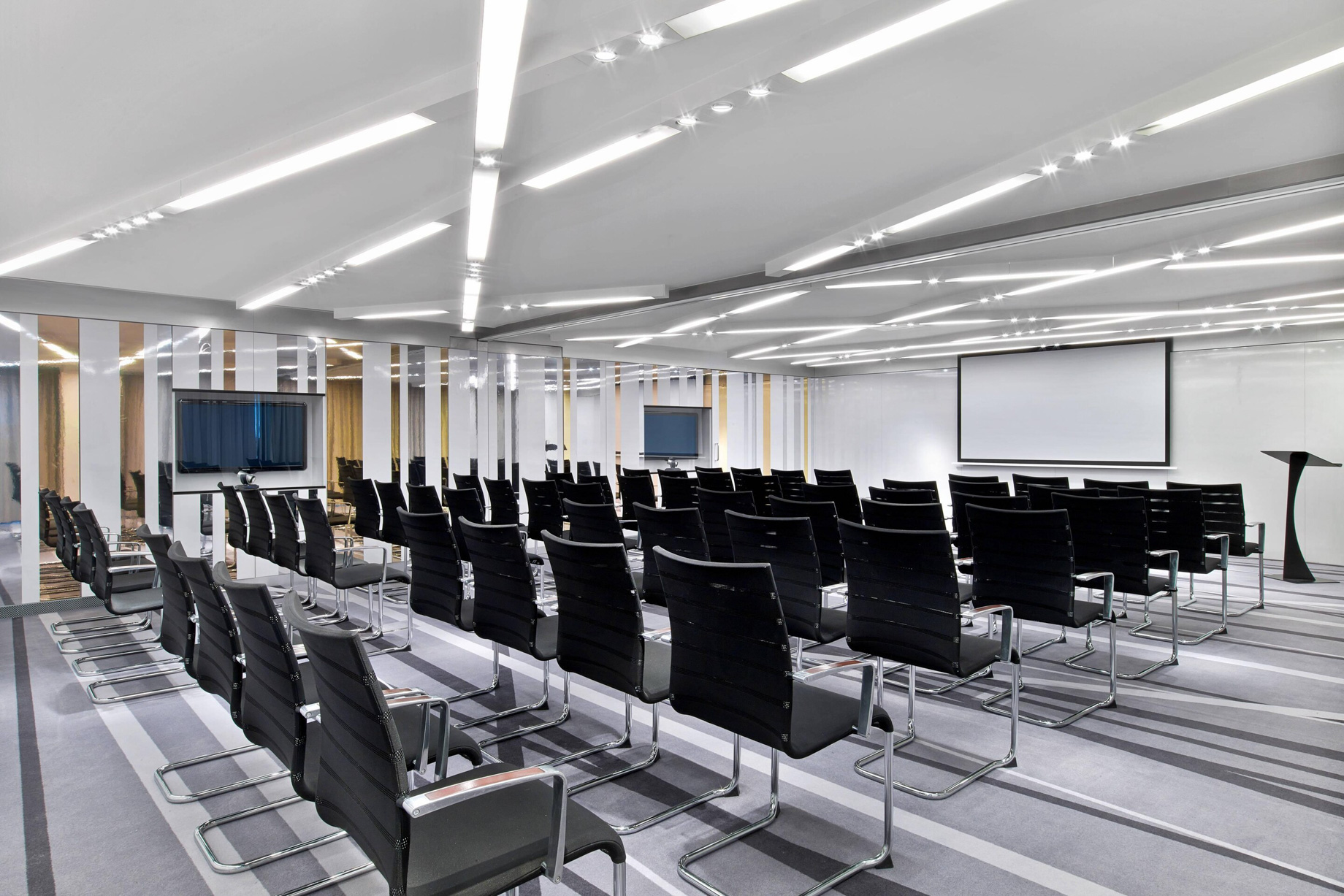 W London Hotel – London, United Kingdom – Studio Theatre Setup