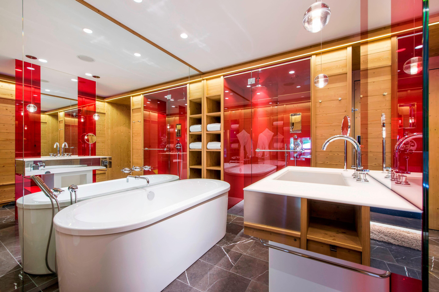W Verbier Hotel – Verbier, Switzerland – Guest Bathroom