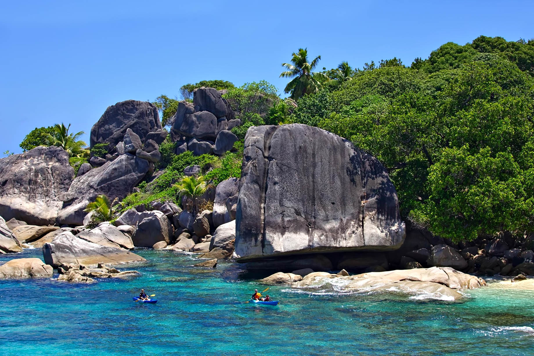 Six Senses Zil Pasyon Resort – Felicite Island, Seychelles – Kayaking