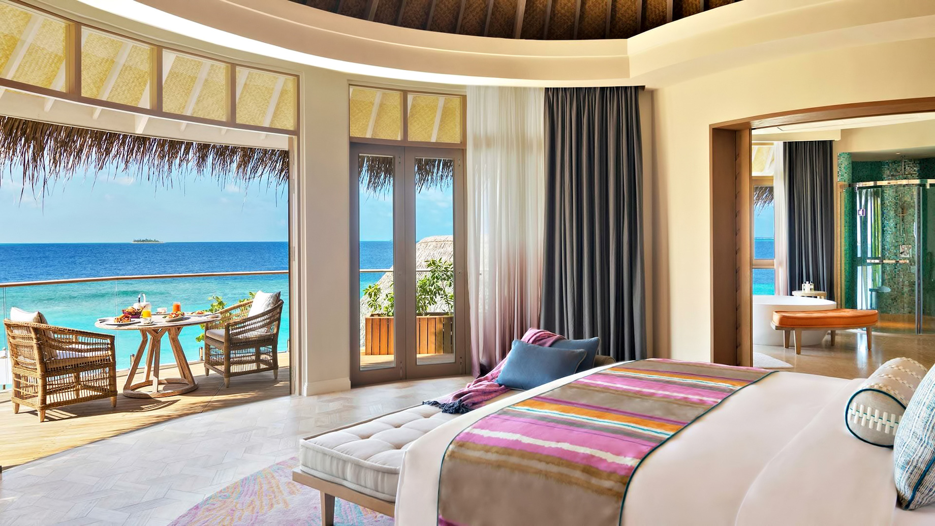 The Nautilus Maldives Resort – Thiladhoo Island, Maldives – Oceanfront Mansion Bedroom